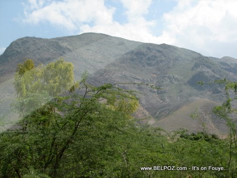 Lush Mountain Side Gonaives Haiti