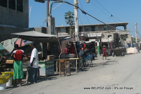 Street Vendors Gonaives Haiti