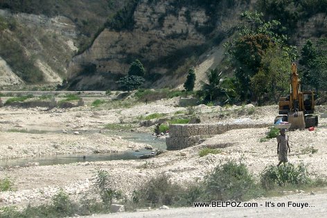 La Quinte River Bank Gonaives Haiti