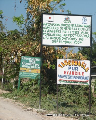 Gonaives Haiti Street Signs