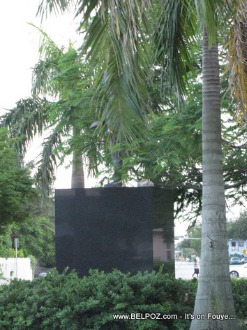 Monument Of Toussaint Louverture In Miami Florida
