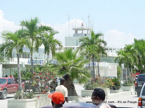 Haiti International Airport Front Of Airport