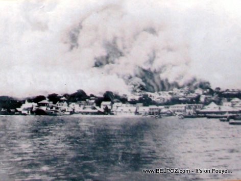 Jacmel Haiti Destroyed By Fire, September 1896