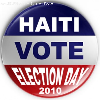 Voting Pin - Haiti Election Day 2010