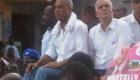 Wyclef Jean, Michel Martelly and Charlito Baker at a Post-Election Manifestation in Haiti