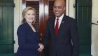 Hillary Clinton And Michel Martelly In Haiti