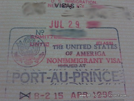 USA Visa Multiple On A Haitian Passport