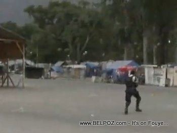 Anti Preval Protest Haiti 7 Fevrier 2011 Haitian Riot Police