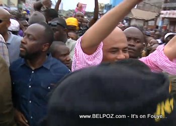 Wyclef And Michel Martelly Campaigning In Cap-Haitien