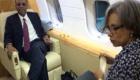 President Aristide on the Plane Back To Haiti