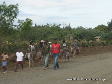 People Walking Trou Du Nord Haiti