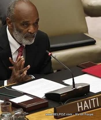 Outgoing President Rene Preval At The United Nations