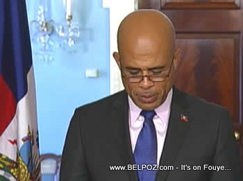 Haiti President-elect Michel Martelly In Washington