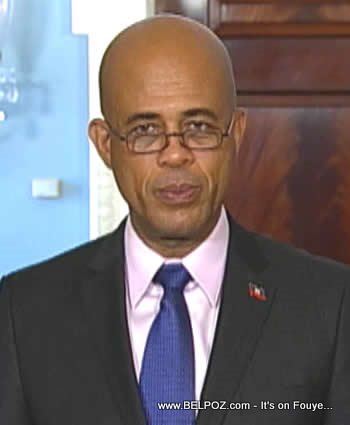 Haiti President Elect Michel Martelly At The US State Department