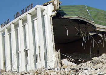 Haiti Parliament Building - Palais Legislatif After Earthquake